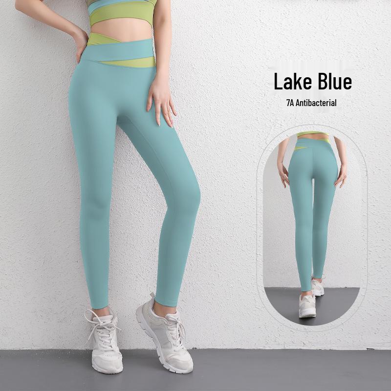 Women's High-Waist Yoga Pants: Thin, Peach Hip Lift, Tummy Control, Quick-Dry, Tight Fit for Spring/Summer Running & Training