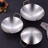ZISIZ 28cm 316 Stainless Steel Double-Handle Round Bottom Pot