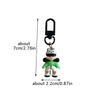 1PC Cartoon Girl Design Keyrings Mobile Phone Pendants Candy Colors Keychains Resin Pendant Bag Charms Gift Multicolor