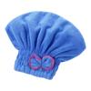 Bath Accessories High Absorbency Hair Towel Wrap Fast Drying Coral Velvet Towel with Bow Knot for Wet Hair