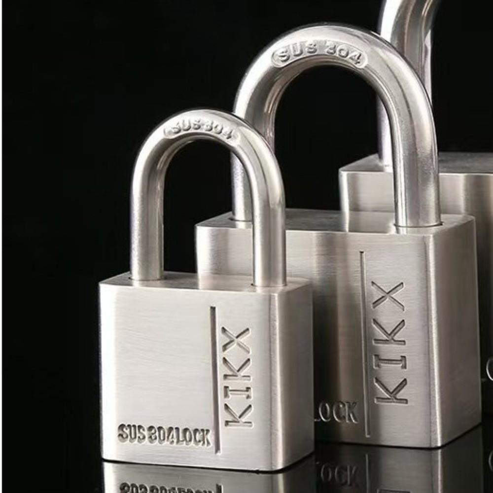 304 Stainless Steel Dormitory Cabinet Padlock Anti-theft Secure Suitcase Security Lock Waterproof