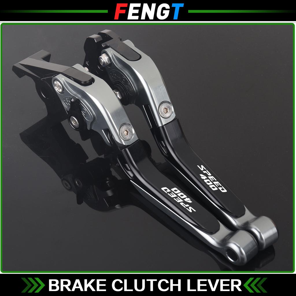 For Speed 400 Scrambler 400X Motorcycle Scrambler400x Speed400 CNC Adjustable Handle Brake Lever Extendable Clutch Levers
