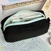 Large Capacity Pen Bag Zipper Design Stationery Organizer New Pencil Case  Students