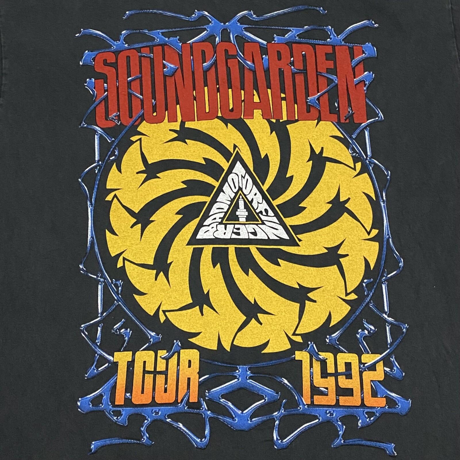 Soundgarden Badmotorfinger Tour Vintage 1992 L RARE Single Stitch Shirt REPRINT S