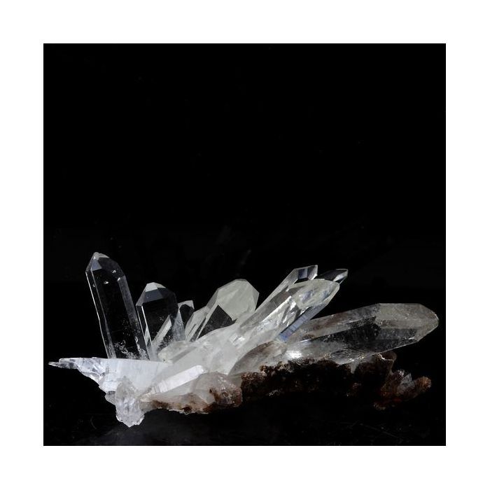 Quartz - La Gardette - 56.5 ct - Certificat d'authenticité - 50x33x19 mm - Gris