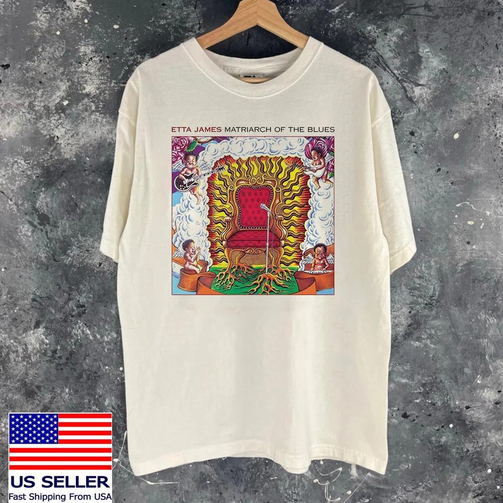 Matriarch of the Blues By Etta James natural color T Shirt  Unisex T-Shirt M