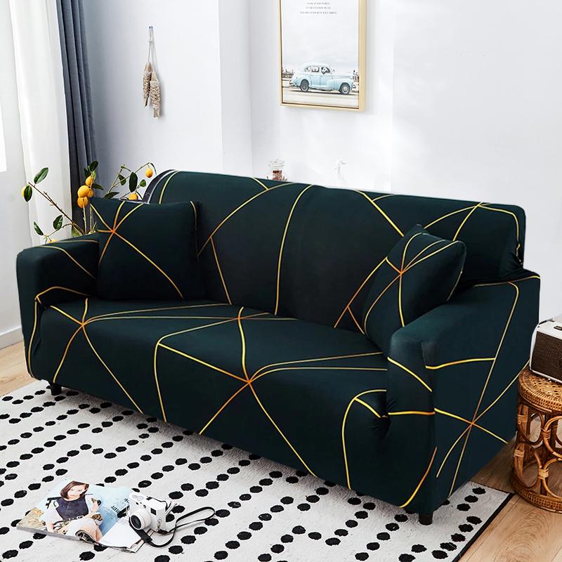 Stretch Couch Cover All-Inclusive Sofa Slipcovers For Kids Pets Washable Universal Furniture Protector With Elastic Bottom