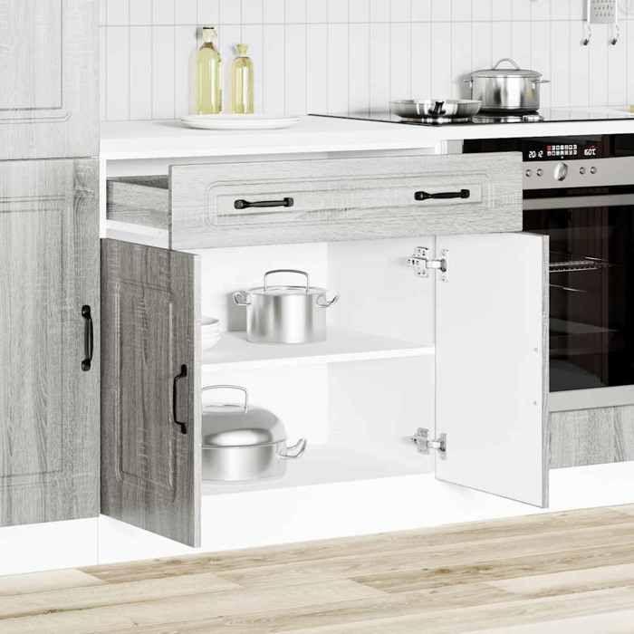 VidaXL Armoire de cuisine Kalmar sonoma gris bois d'ingénierie 853503