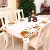 Santa Xmas Bell Tablecloth With Flame Retardant Features And Classic Appeal For Festive Decor