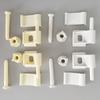 1Pair White Beige Hinge Bolts Screw Hinge Mounting Fittings  Bathroom Hardware Replacement Parts