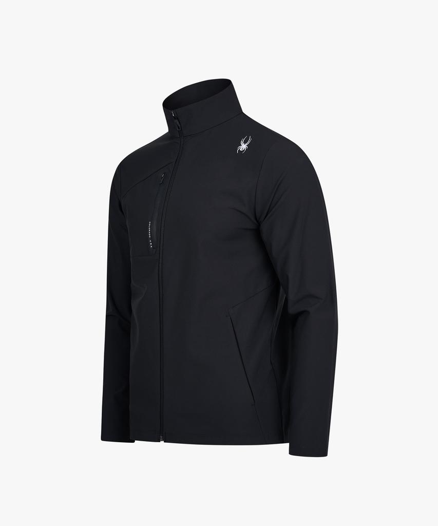 Spyder Men'S Double Face Training Zip-Up Spkpcnft202Mblk