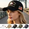 Baseballkasket, Vintage Slidt Stil Vasket Denim Hat, 250-års Jubilæum 1776-2026 Broderet Patriotisk Dad Hat, Justerbar Åndbar Udendørshat