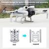 Foldable Extended Landing Gear Leg Kit Folding Height Enhancer Extended Landing Drone Accessories Gear Fit for DJI Mini 4 Pro