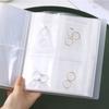 Earring ring ring anti-oxidation bag necklace dust-proof jewelry storage book transparent storage bag sealed bag