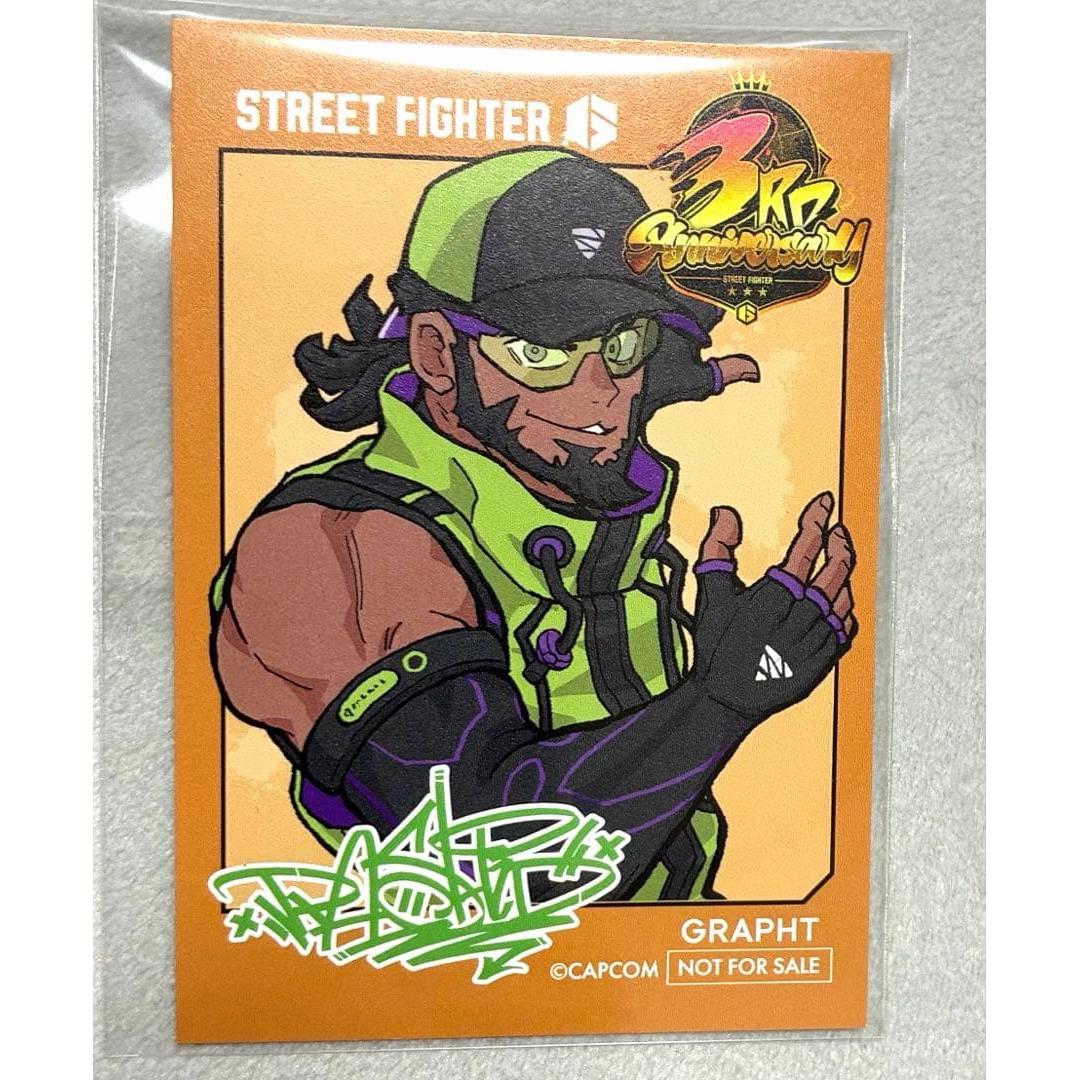 Used STREET FIGHTER6 3rd Anniversary Bonus Card Rashid