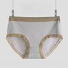 Western Style Panties Made of Pure Cotton Breathable Mid Waist Antibacterial and Traceless Triangular Women’s Panties