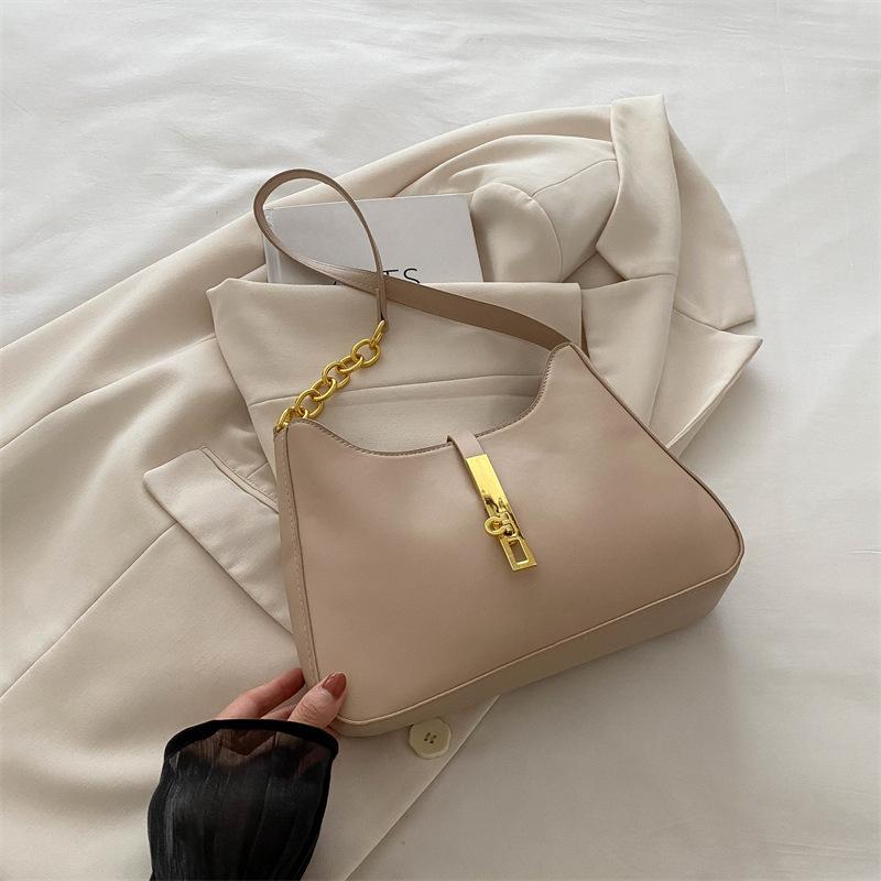 

Korean niche design bag 2024 summer new simple and fashionable portable underarm bag casual fashion shoulder bag хакі