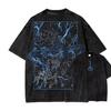 2026 Neues Top Mode Action Rollenspiel Blood Borne Peripherieartikel Print T-Shirt Vintage gewaschen Herren Damen Baumwolle Locker Übergröße T-Shirt Kurzarm Top