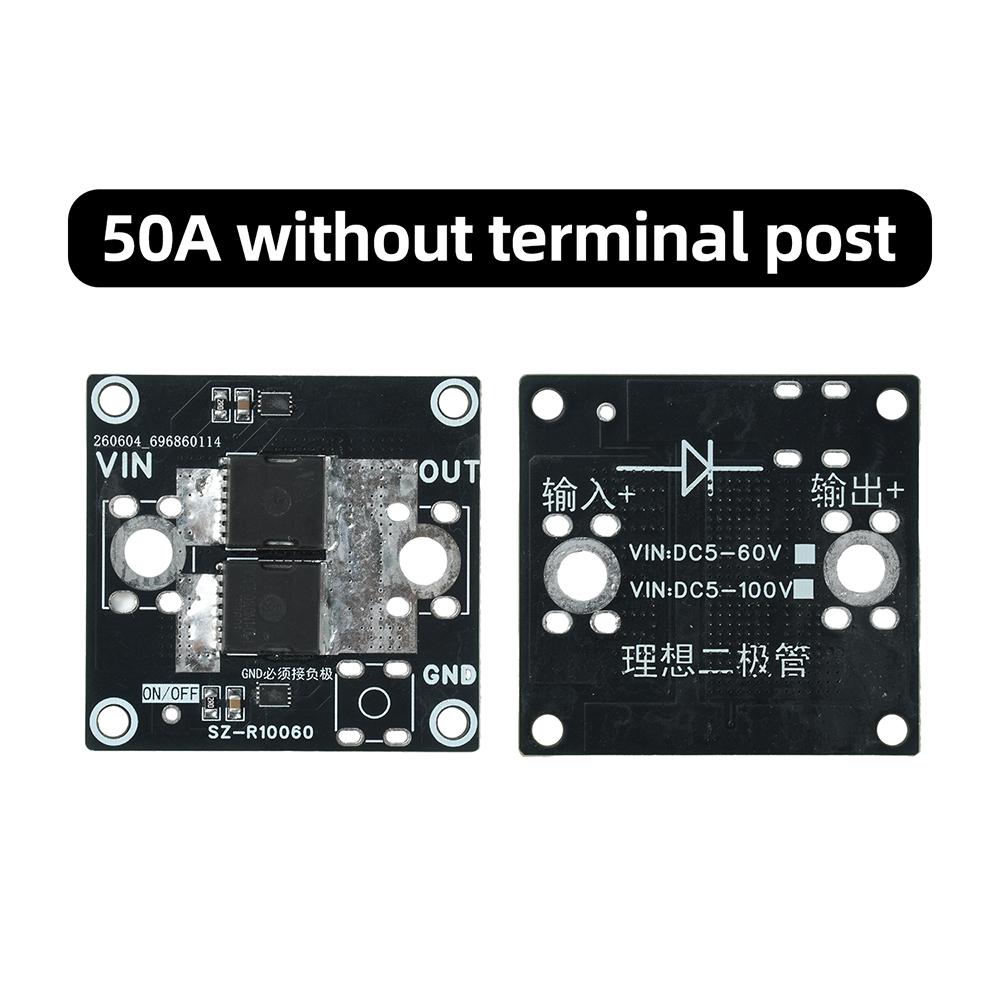Zero Voltage Drop Ideal Diode Module 50ns Fast Turn Off Anti Reverse Connection For E-bike Energy Storage PV Power Supply