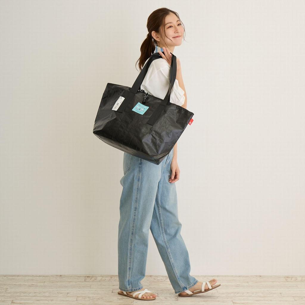 Rootote 8580 SNOOPY Tarpaulin Material Leicht Großes Fassungsvermögen Faltbare Tragetasche IP Fass Erdnüsse-9F (04 Prüfen)