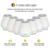 White Water Kettle Diffuser with Auto Shutoff Timer & Whisper Quiet 7-Color Night Lights Noiseless Humidifier For Better Sleep