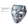 Face Shield Eye-catching PVC Cool Shining Masquerade Face Cover for Festival