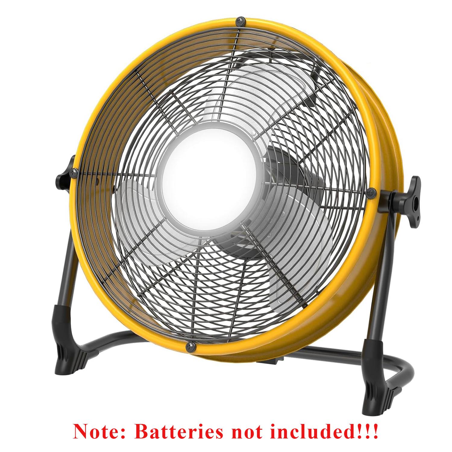 12/16 collu grīdas ventilators Dewalt akumulatoram