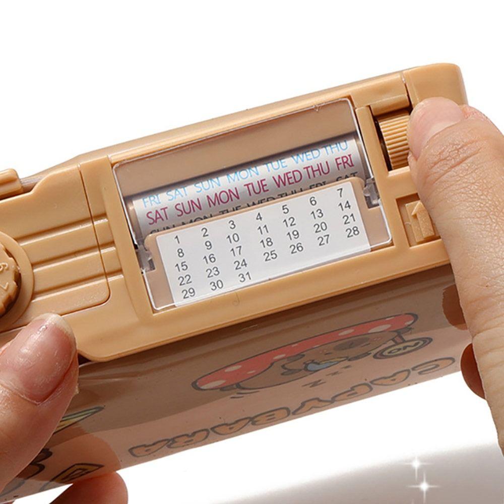 Doppellagiges Capybara Federmäppchen Große Kapazität Schreibwaren Organizer Schreibwarenbox Studenten