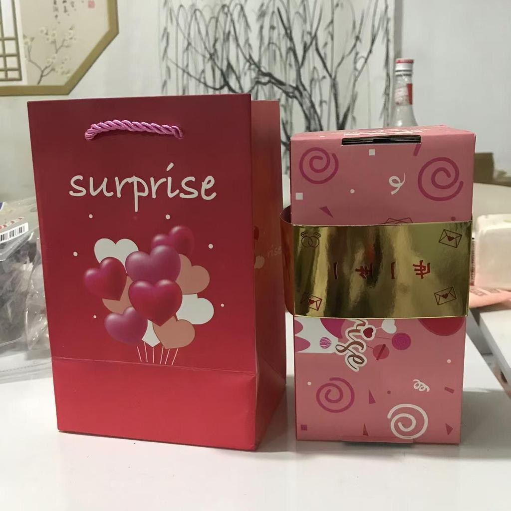Surprise Pop-up Box Gift for Birthdays, Valentine's, Qixi & Christmas
