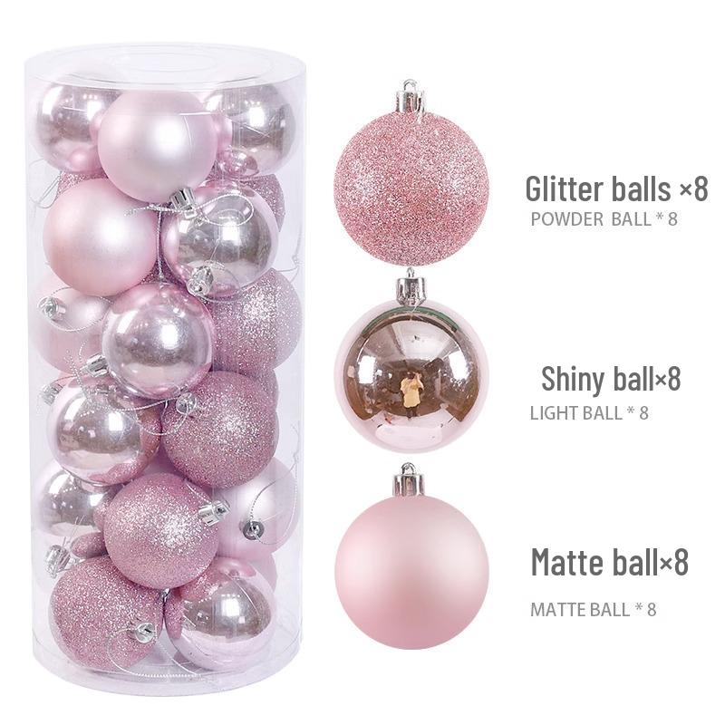 New Style Electroplated Christmas Tree Ornament Balls - 3/5/6/8cm