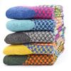 Womens Vintage Winter Soft Warm Thick Cold Knit Wool Socks Geometry Print