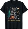 And Then It Hit Me T-Rex Dinosaur Skeleton Coffee Halloween T-Shirt Unisex Summer Streetwear Tops Streetwear Clothing