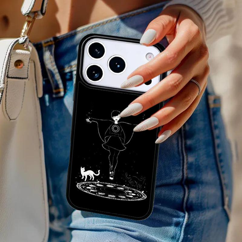 Witch Aesthetic Art Phone Case For iPhone 17 Air 14 15 13 12 Max Cover For Apple 16e 11 Pro Max Plus Coque