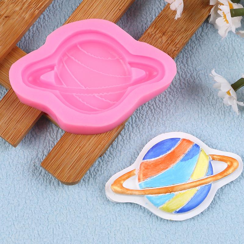 Astronaut Spaceship Silicone Mold Cake Decoration Cupcake Topper Fondant Chocolate Candy Gum Paste Polymer Clay Mold