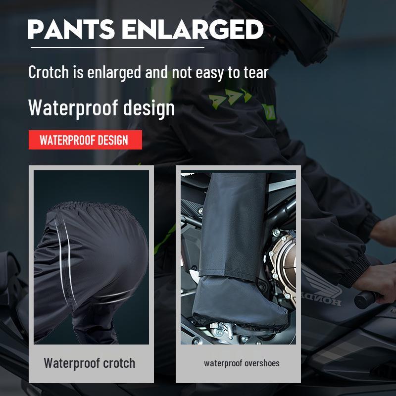 Unisex Long Raincoat Overcoat Set for Hiking & Travel