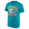 Miami Dolphins 1972 AFC Champions NFL T-Shirt Aqua