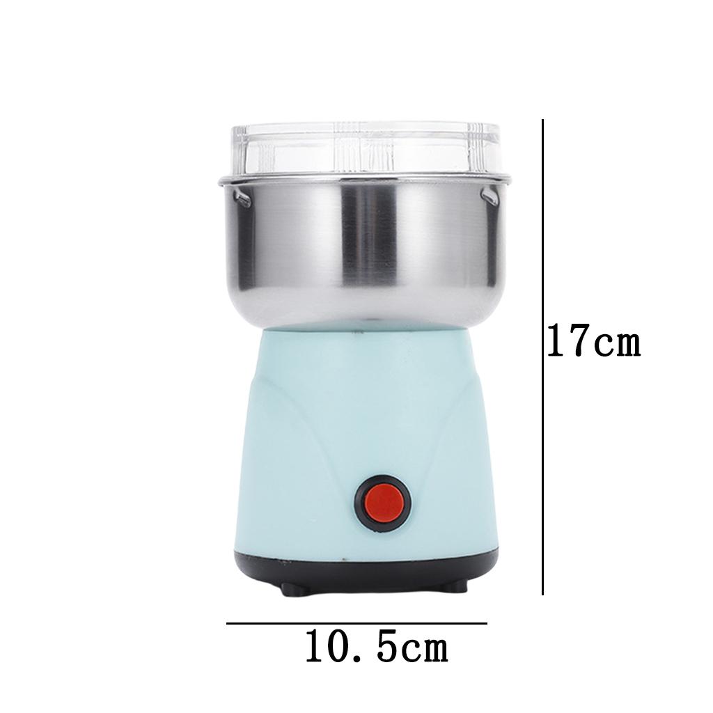 Elektryczny młynek do kawy ziarnistej do użytku domowego, przenośny, ze stali nierdzewnej, wielofunkcyjny młynek do ziaren, młynek do przypraw do codziennego użytku
