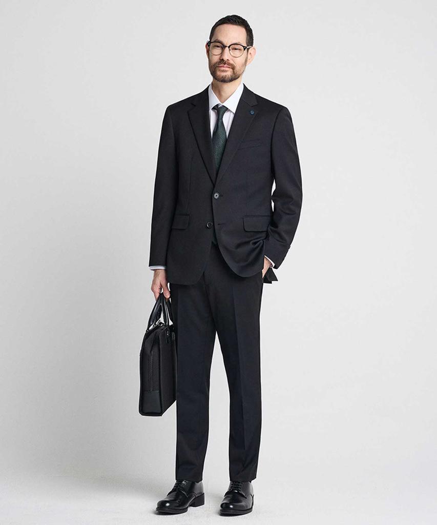 Stco Wool Four-Way Stretch Essential Suit Set_Black (Classic Fit)_Ssjvz61Set (A Type)