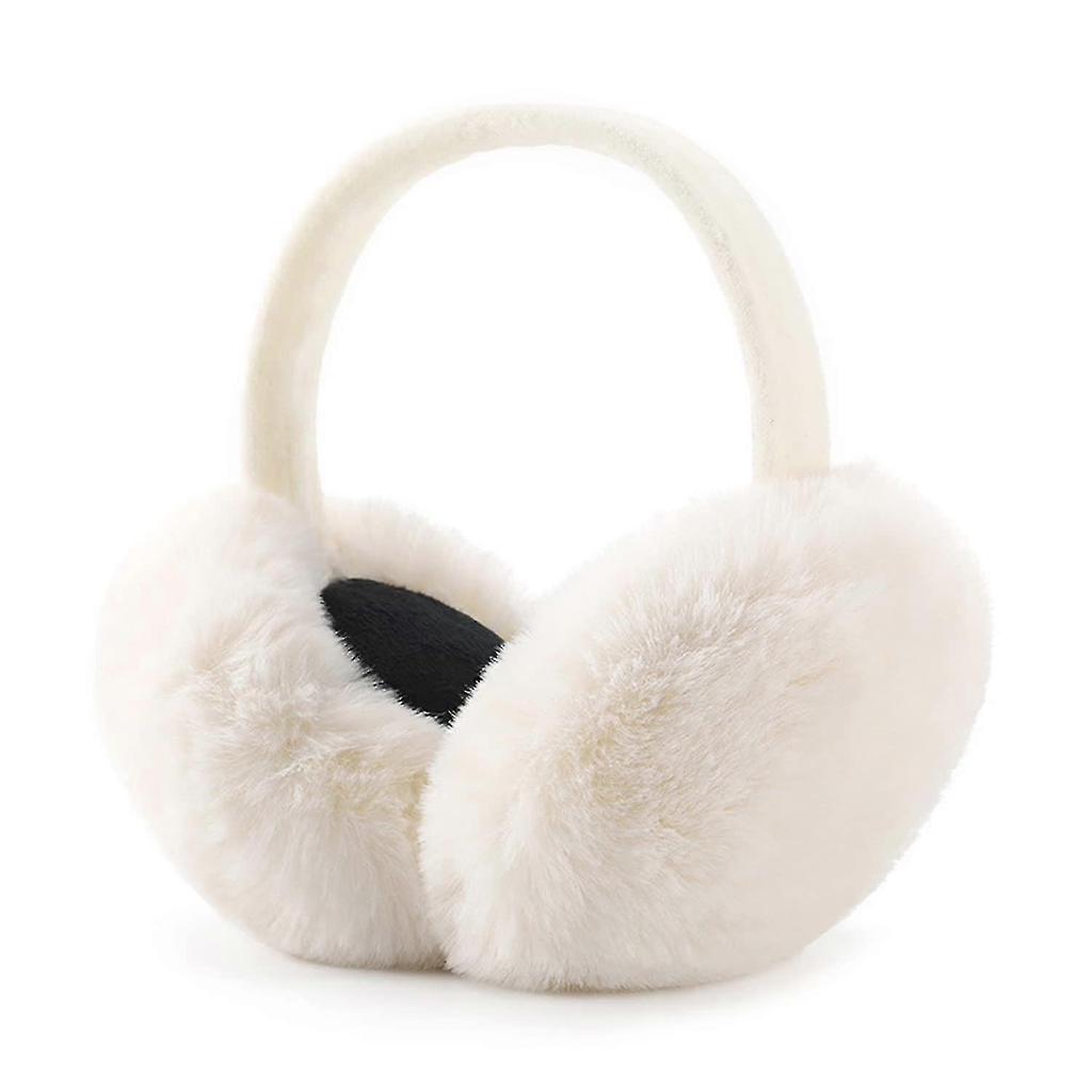 Winter Ear Warmers For Womensoft & Warm Cable Knit Furry Fleece Earmuffs