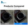 For Mercedes Benz C Class W203 2005 2006 2007 Real Soft Carbon Fiber Car Water Cup Frame Trim Sticker Interior Accessories