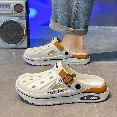 Übergröße 38-47 Herren Hausschuhe Mode EVA Einlegesohle Clogs Herren Gartenschuhe Fußgewölbeunterstützung Wasserdichte Pantoletten für Herren Strandschuhe