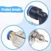 Stainless Steel Atomization Nozzle Air Atomizer Spray Compact Dry Fog Mist Atomizing for