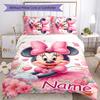 3pcs Minnie13 Cover Set - Personalized Name, HD Printed Bedding with 1 Cover and 2 Pillowcases - Perfect for Home Decor, Easy Care