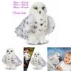 Adorable Wizard Snowy Owl Plush Toy Soft Stuffed Doll For Kids Christmas Gift