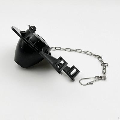 Toilet Flapper Tank Stop Cover Repair Part with Stainless Steel Chain Replacement 2 Inch Bath
