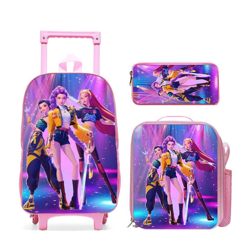 Kpop Witch Hunter Girl Group Schoolbag High Definition Printing Casual Crossing Border Lightweight Tie Rod Backpack One Piece Hair