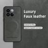 Shockproof Magnetic Phone Case For Xiaomi 14 13 12S Ultra 12 11 Lite 5G 12X 12S 11T 13T Pro Vintage Classic Leather Matte Cover
