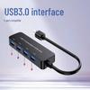 4-Port USB 3.0 Hub & Docking Station: Fast Data Reading & High-Speed Download