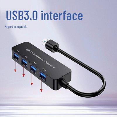 4-Port USB 3.0 Hub & Docking Station: Fast Data Reading & High-Speed Download