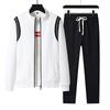 Mantel Übergroße Herren Strickjacke Sport Casual Set Zweiteilige Hose